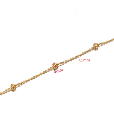 Mixed Ball Chain Fabric – 1.5 mm & 4 mm Steel 304