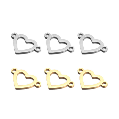 Surgical steel heart connector