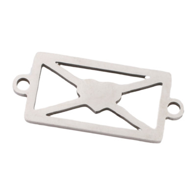 Love letter connector surgical steel