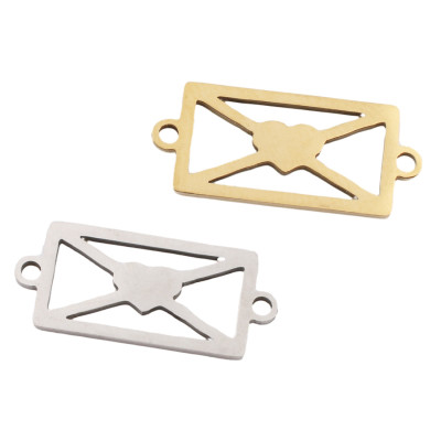 Love letter connector surgical steel