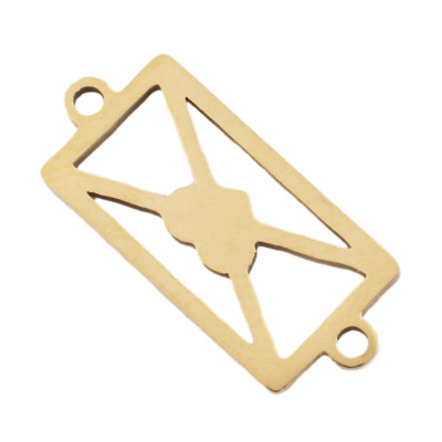 Love letter connector surgical steel