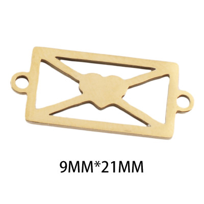 Love letter connector surgical steel