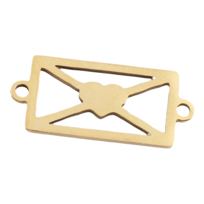 Love letter connector surgical steel