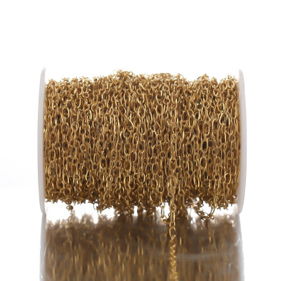 Řetízkovina tenká oválná očka chirurgická ocel