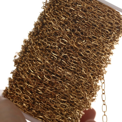 Řetízkovina tenká oválná očka chirurgická ocel