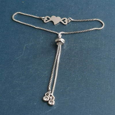 Connector surgical steel connected hearts