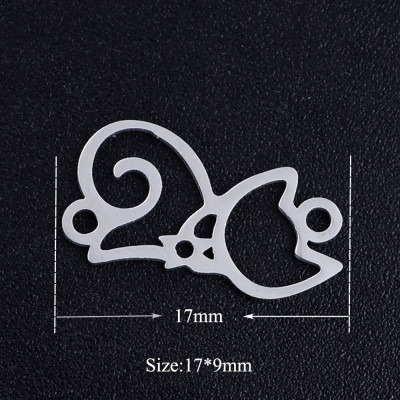 Surgical steel cat connector, two color options