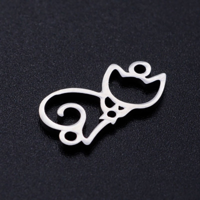 Surgical steel cat connector, two color options