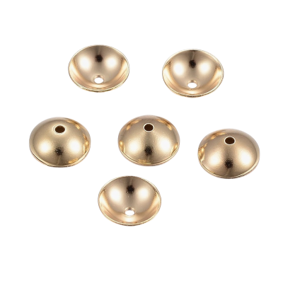 Smooth chapel in gold galvanization surgical steel