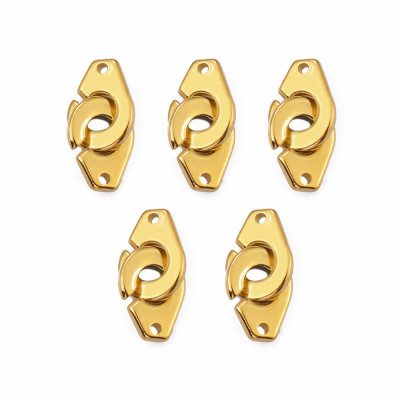 Claw connector, surgical steel, two color variants