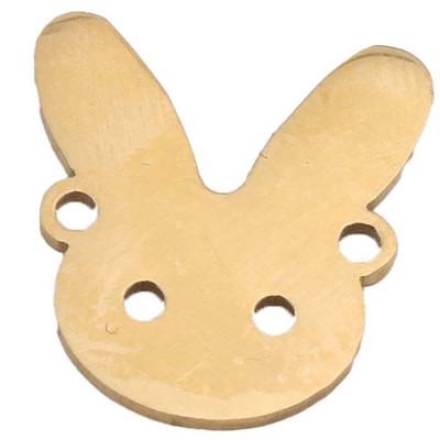 Bunny connector, surgical steel, two color variants