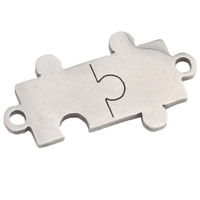 Konektor puzzle z chirurgické oceli dvě barevné varianty