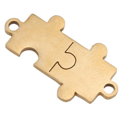 Konektor puzzle z chirurgické oceli dvě barevné varianty