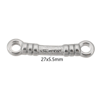 Connector solid rod made of surgical steel