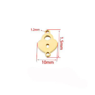 Connector small lock surgical steel 3 variants