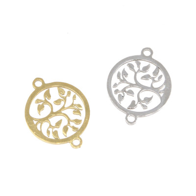 Connector tree of life 2 color variants surgical steel