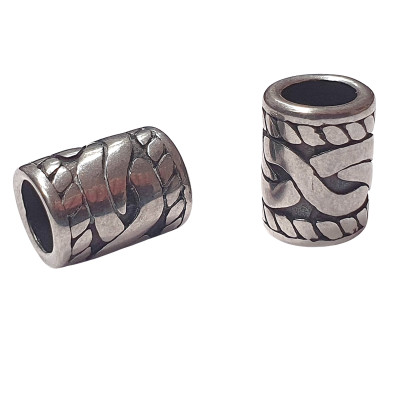 Bead roller with surgical steel ornament