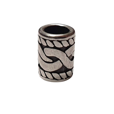 Bead roller with surgical steel ornament