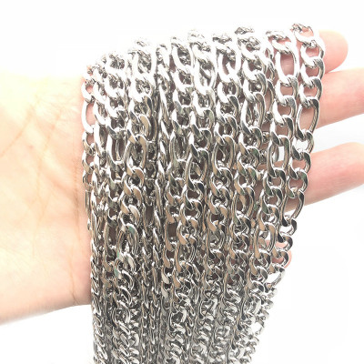 Figaro chain 5 sizes surgical steel 304