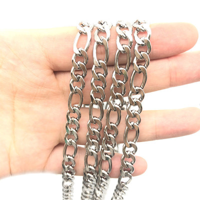 Figaro chain 5 sizes surgical steel 304
