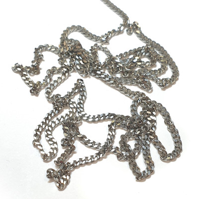 Faceted Curb Chain 2.5 mm – Stainless Steel