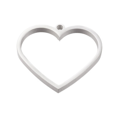 Heart mold in two color combinations surgical steel 304