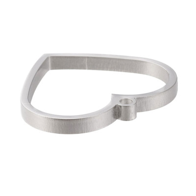 Heart mold in two color combinations surgical steel 304