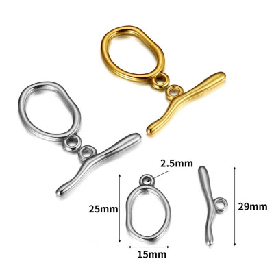 American fastener formed from surgical steel, two variants