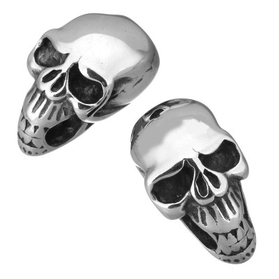 Bead massive skull surgical steel