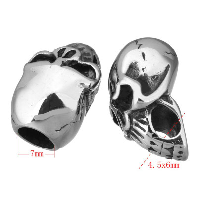 Bead massive skull surgical steel