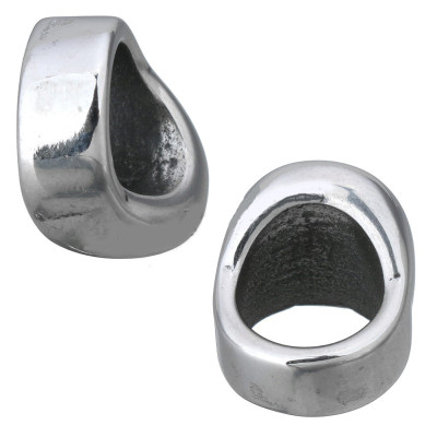 Skull shaped bead surgical steel