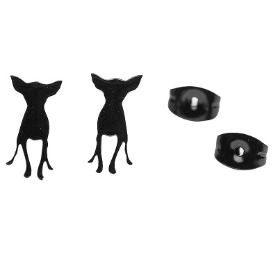 Pusety silhouette dogs surgical steel