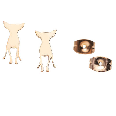 Pusety silhouette dogs surgical steel