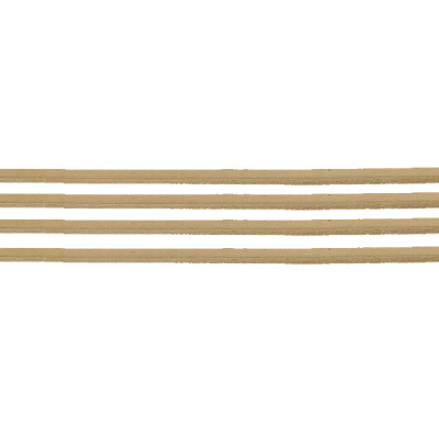 Řemínek kožený plochý 3mm