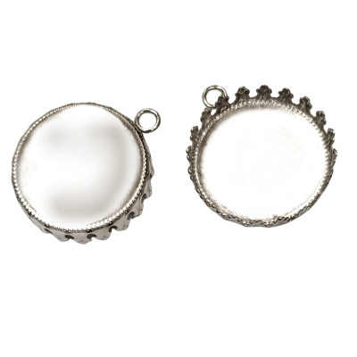 Circular bed INNER PART 20mm surgical steel