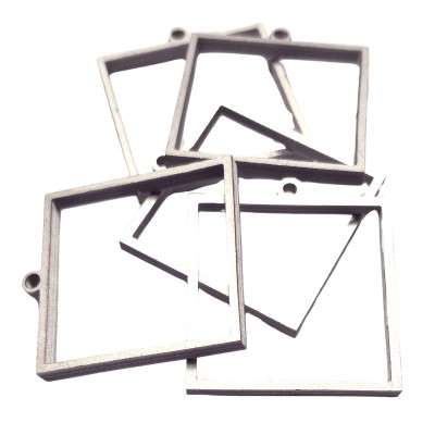 Mould square surgical steel frosted surface