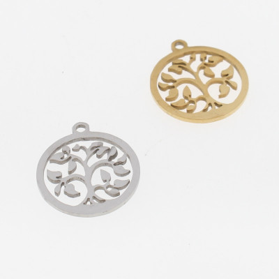 Pendant TREE OF LIFE surgical steel