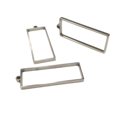 Obdélníkové lůžko 44,5 x 16,5mm chirurgická ocel