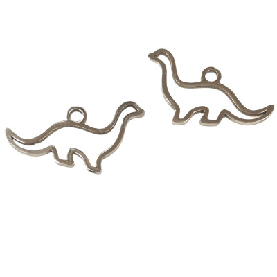 Pendant brontosaurus surgical steel