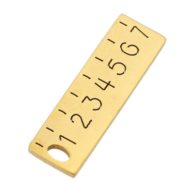 Pendant meter surgical steel two colour variants