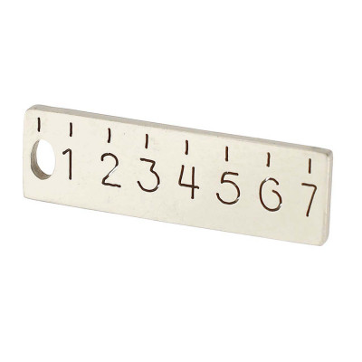 Pendant meter surgical steel two colour variants