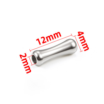 Korálek váleček 12 x 4mm chirurgická ocel