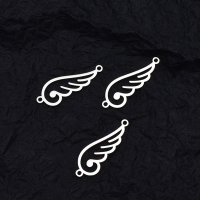 Angel wing connector surgical steel