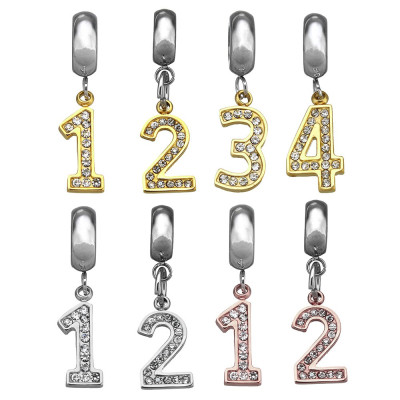 Surgical steel number 1 pendant