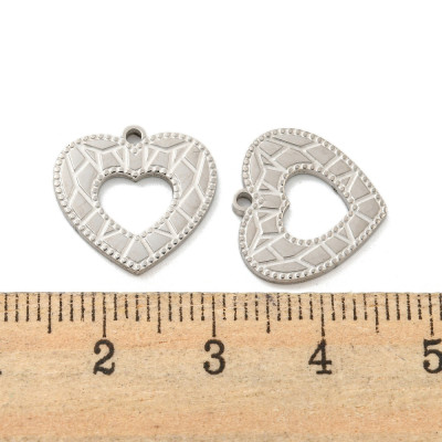 Pendant heart surgical steel