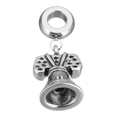 Pendant dress or bell made of surgical steel