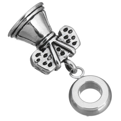 Pendant dress or bell made of surgical steel