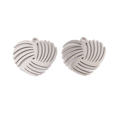 Pendant heart LIKE A CLUB surgical steel