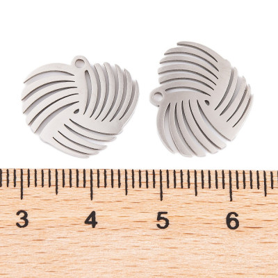 Pendant heart LIKE A CLUB surgical steel