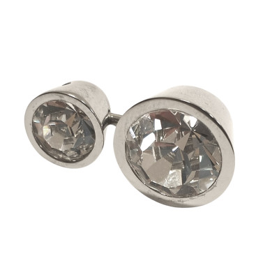 Pendant with chatons Preciosa surgical steel